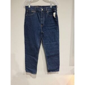 NWT‎ GAP Cheeky High Rise Straight Jeans 29 8 Short Classic Rigid Slight Stretch